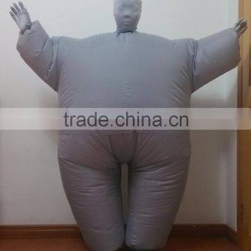 silver grey mega inflatabe morph Costume