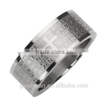Cheap 316L Stainless Steel Ring, Wholesale Stainess Steel Ring, Plane Steel Ring