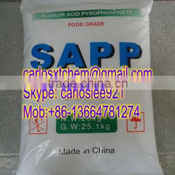 Best Price Food Grade SAPP Sodium Acid Pyrophosphate , Sodium Acid Pyrophosphate 28