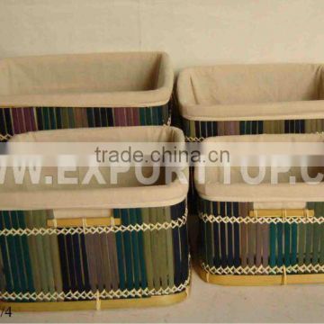 Best selling handmade bamboo basket (website: july.etop)