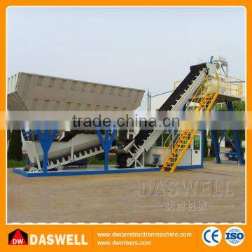 Low price small dry mix quick mobile concrete batch plant layout