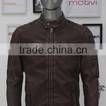 ALIKE man leather jacket outdoor jacket new fashion leather jacket