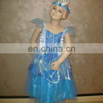 XD111120 Blue Mermaid Princess Costume