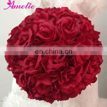 9.84 inches Party And Wedding Red Rose Flower Ball