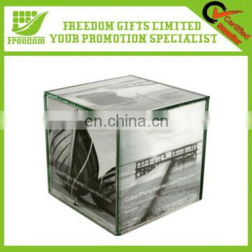 New Style Glass Customized Cube Photo Frame