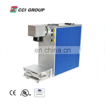 China high cost performance fiber laser style 20w 30w 50w 3d fiber laser marking machine application plastic bottle/jewelry/gold