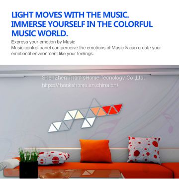 LED modular light Smarter Kit 9 pcs ThanksHome smart light panels