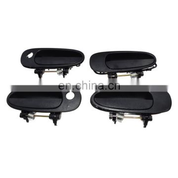 Outside Door Handle Front Rear Left Right Black 4Pcs For TOYOTA COROLLA 93-97