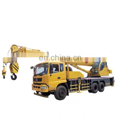 Small Electric Hydraulic Mobile Crane 15 Ton Tipper Truck Mounted Crane