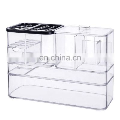 PS Cosmetic Storage Box Transparent Makeup Organizer and Jewelry Display Box For Dresser, Home