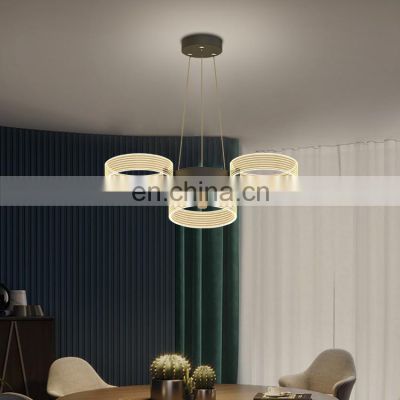 New Listed Decoration Indoor Acrylic 36W 54W Modern Home Cafe Bedroom LED Chandelier Light