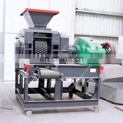 Factory wholesale diesel engine 7-50t/h mineral bbq dry ore powder pillow shape ball press charcoal making machine uganda