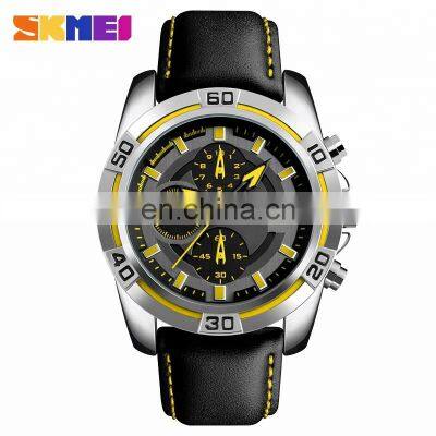 Skmei 9156 hand clock manufacturer own brand black quartz watch men wristwatch