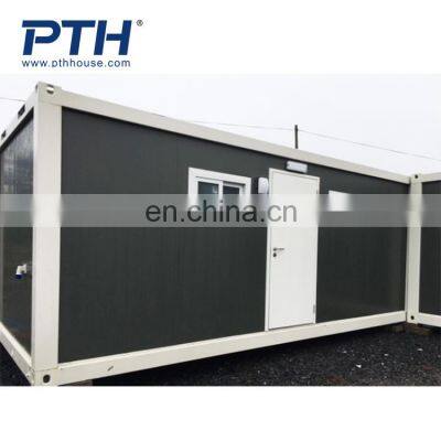 Prefab 20ft steel frame welded mobile container toilet modular houses for sale