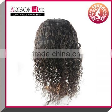 Grade 6A human hair top closure lace wigs lace front wigs