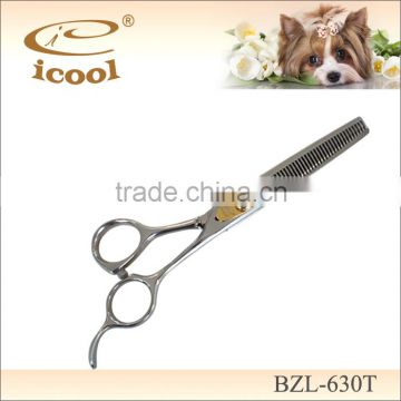 BZL-630T SUS440C Stainless Steel Professional dog thinning scissors