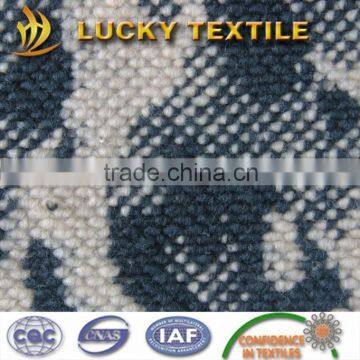 Animal jacquard coarse knit wool fabric for coat