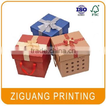 Customized kraft paper box