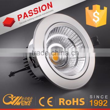 newest cool white cob 7w 8 inch led retrofit recessed downlight