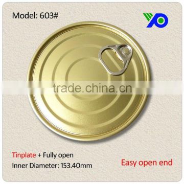 easy open end (tinplate) 603# 153.4mm