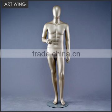 display gold male realistic fat male mannequin                        
                                                                                Supplier's Choice