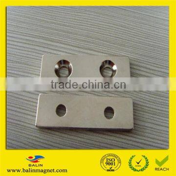 Customized neodymium block magnet with hole