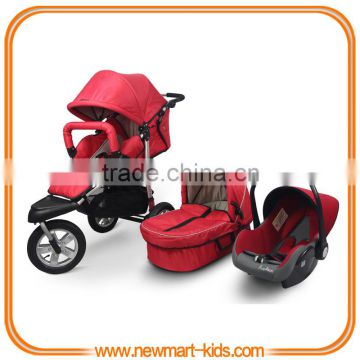 3 in 1 Pram puschair Stroller three wheeler baby jogger from birth