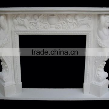 marble fireplace control heater
