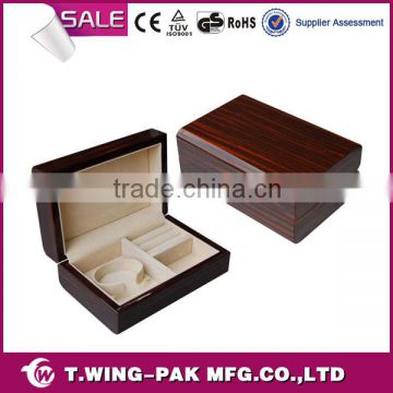 cheap and good quality jewelry gift box, wooden and velvet inside, jewelry box series                        
                                                                                Supplier's Choice