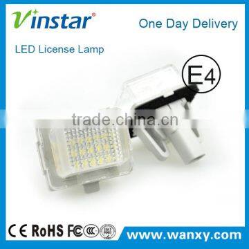 For Ben.z W204 Facelift 12V factory direct sale no error 18-SMD LED License Plate Lamp