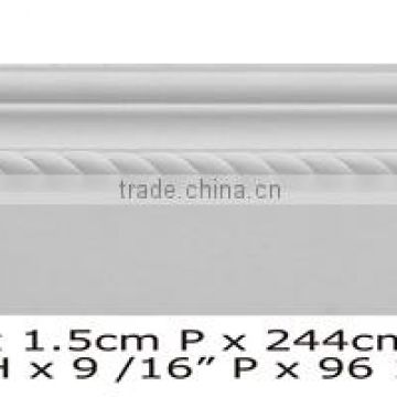 PU High Quality Good price beautiful decorative Polyurethane waterproof baseboard moldings
