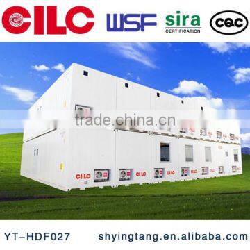 Safe and durable prefab flatpack house, container house for office