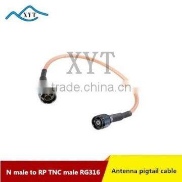 Factory Price N male to RP TNC male RG316 Extension jumper cable