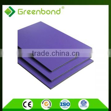 Greenbond plastic wall board panels aluminum composite panel
