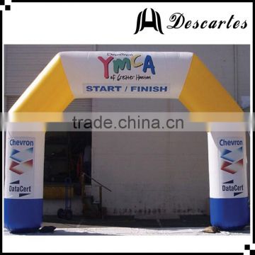 Custom logo inflatable advertising entrance arch for large events