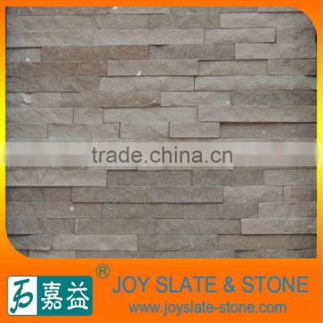 Decorative stone slate wall cladding design