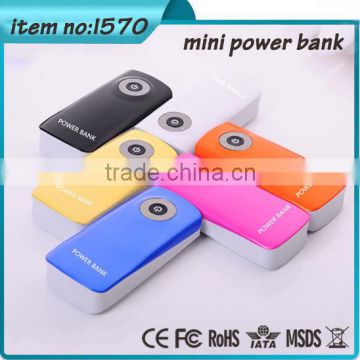 wholesale portable mobile phone charger 5200mah mobile portable power bank