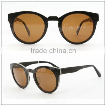 wholesale custom logo bamboo wood eyewear sunglasses new product
