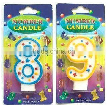 Wholesale Star Number Candle, available in 1 2 3 4 5 6 7 8 9 0 Kids Birthday Partyware Party Supplies