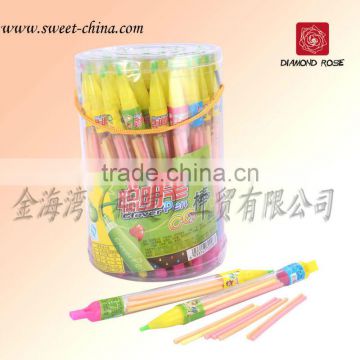 cc stick sour powder candy with pen toy55