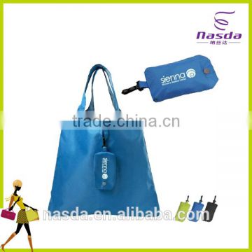 Colorful waterproof foldable bag,Customized foldable shopping bag,easy to carry foldable bag with handle