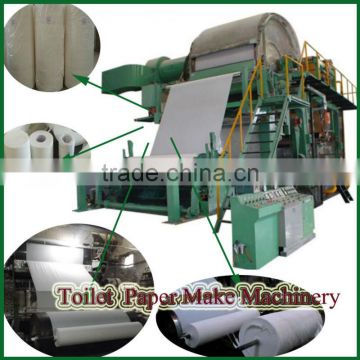 Waste Paper As Raw Materials small toilet paper making machineProductivity Various Level