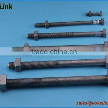 HDG Carbon steel 1/2'' square bolt