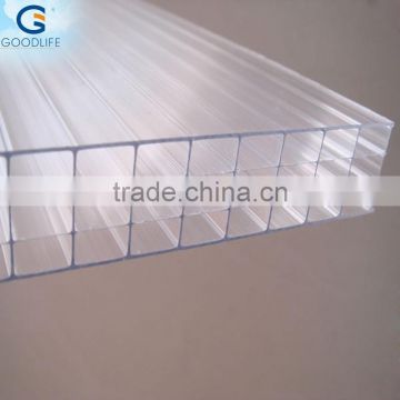China factory 2100*600mm 4mm polycarbonate for roofing manufacturer