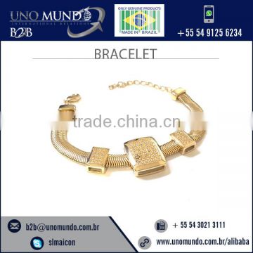 Lovely Appearance Gold Plated Bracelet by Leading Manufacturing Company