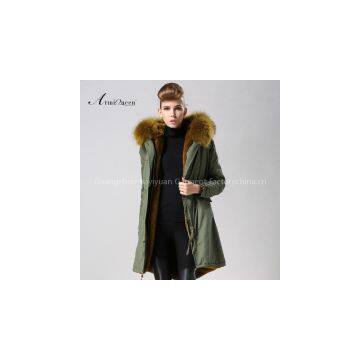 High Quality Supplier Real Fur Parka Jacket Breathable Wholesale