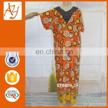 African plus size kitenge dress designs short sleeve floral kaftan dress