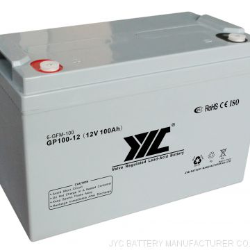 JYC  12v100ah batteries  solar battery 12v 200ah for UPS system Uninterrupted Power Supply