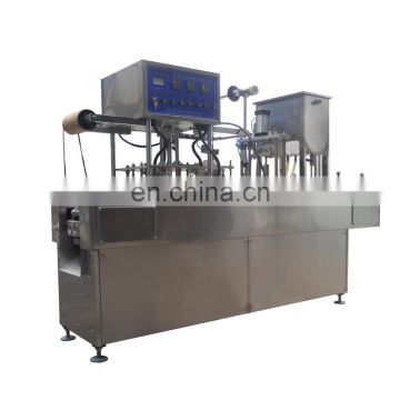 Easy operation automatic ice cream cup sealing filling machine with lowest price