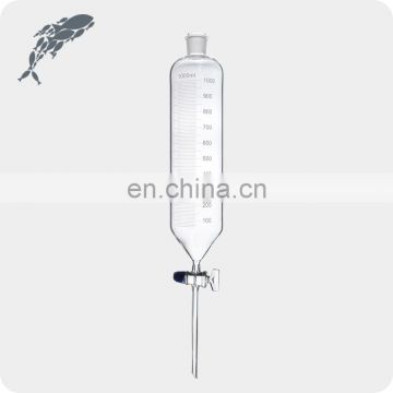 Joanlab Hot Sale Laboratory Glassware Cylindrical Separating Funnel